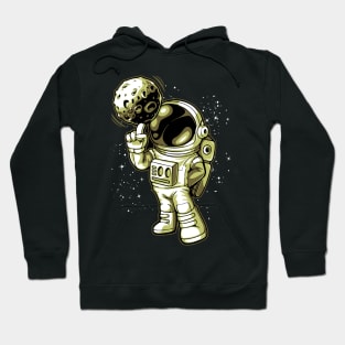 Astronaut With Planetball Hoodie